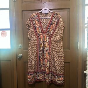 Banana  Republic Silk Paisley Print Dress